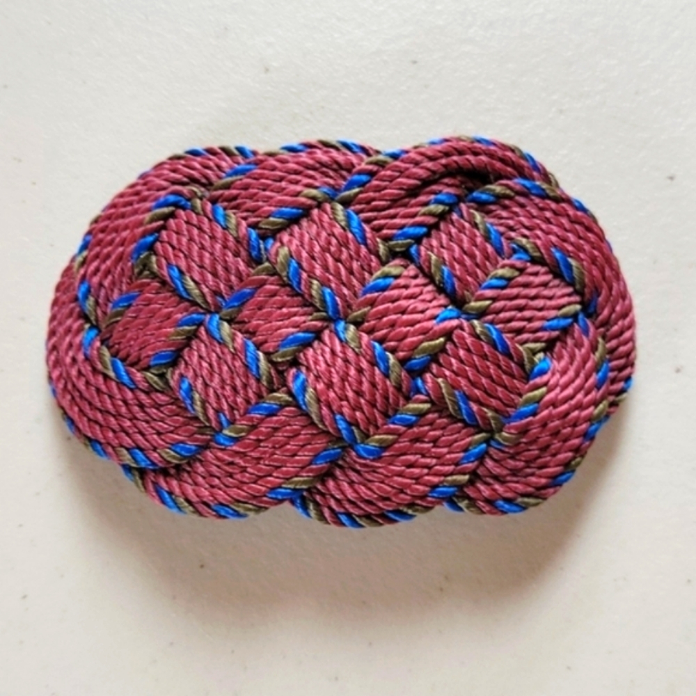 Hair Barrette Fabric Coated - France